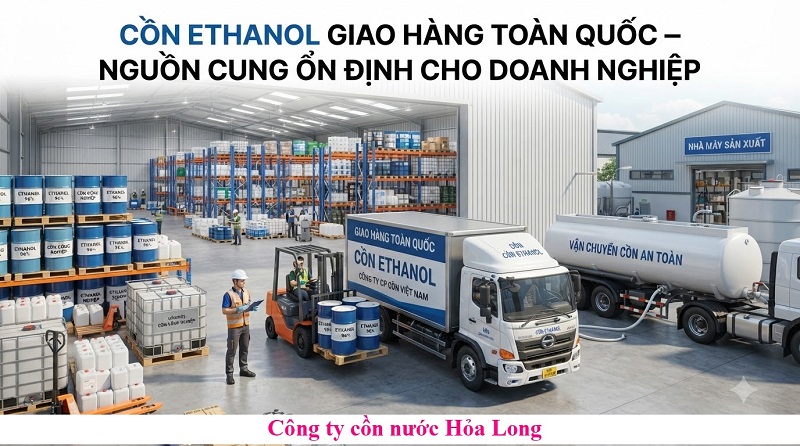 Cồn Ethanol Giao Hàng Toàn Quốc – Nguồn Cung Ổn Định Cho Doanh Nghiệp